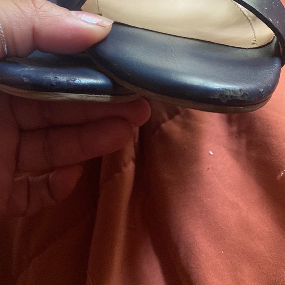 Abella Women's Blue Leather Strappy Tadonna Heeled Sandals - Picture 4 of 4